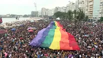 Marcha del Orgullo Gay de Río arenga a resistir ola conservadora. Video: AFP