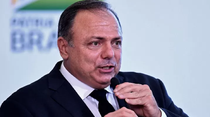 Eduardo Pazuello, ministro de Salud de Brasil. Foto: AFP Eduardo Pazuello, ministro de Salud de Brasil. Foto: AFP