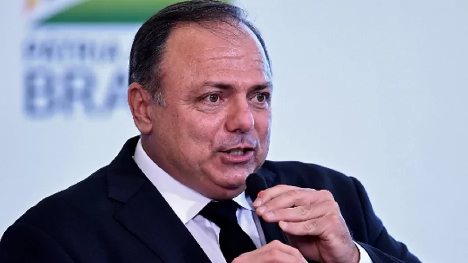 Eduardo Pazuello, ministro de Salud de Brasil. Foto: AFP