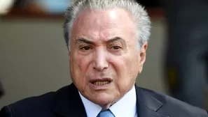 Michel Temer, presidente de Brasil. Foto y video: AFP