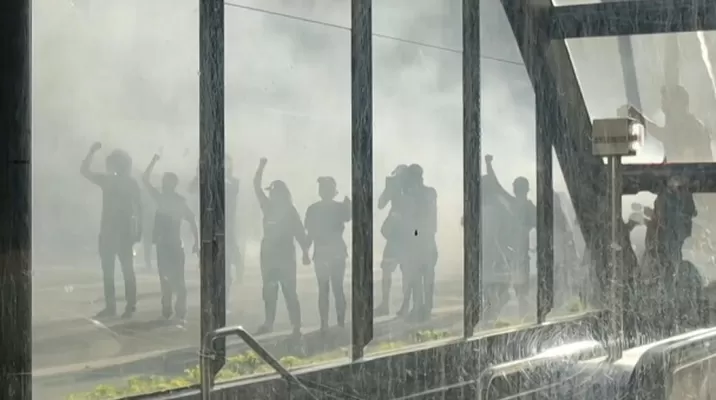 Protesta en Sao Paulo, Brasil. Foto: AFP Protesta en Sao Paulo, Brasil. Foto: AFP