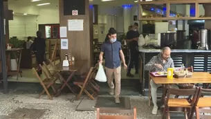 Brasil: Sao Paulo reabre bares y restaurantes tras más de cien días. Foto: AFP