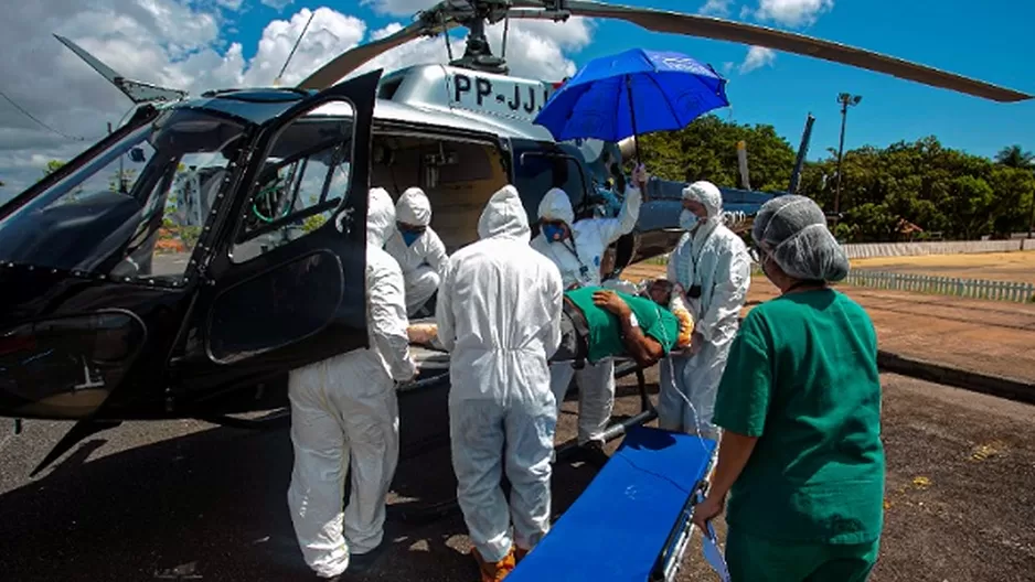 Brasil supera los 2 millones de casos de coronavirus. Foto: AFP