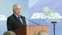 Michel Temer, presidente de Brasil. Foto: AFP