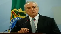 Michel Temer, presidente de Brasil. Foto: Televisa.