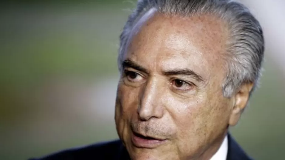 Michel Temer, presidente de Brasil. Foto: EFE