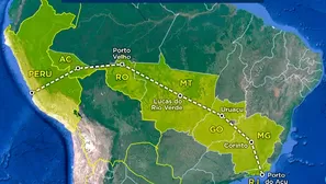 Brasil y China evaluarán línea férrea entre Bahía y Chancay. Video: Canal N