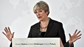 Theresa May, primera ministra de Reino Unido. Video y foto: AFP