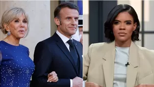 Brigitte y Emmanuel Macron acusaron a la influencer Candace Owens de iniciar una campaña de difamación en su contra y decidieron llevarla a los tribunales. Foto: AFP/Getty Images 