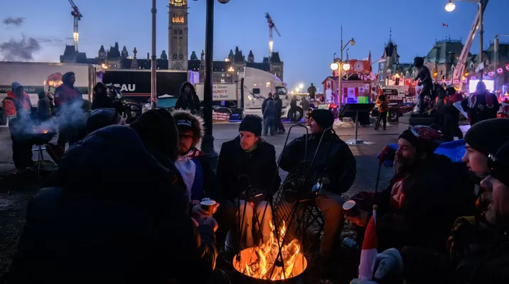 Protesta en Ontario. Foto: AFP Protesta en Ontario. Foto: AFP