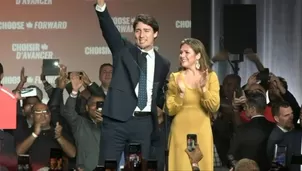 Justin Trudeau gan&oacute; elecciones en Canad&aacute;, pero perdi&oacute; mayor&iacute;a y el voto popular. Foto y video: AFP