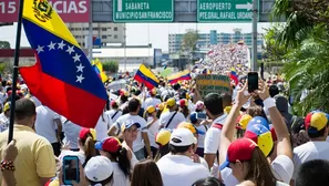 Éxodo venezolano. Foto: AFP