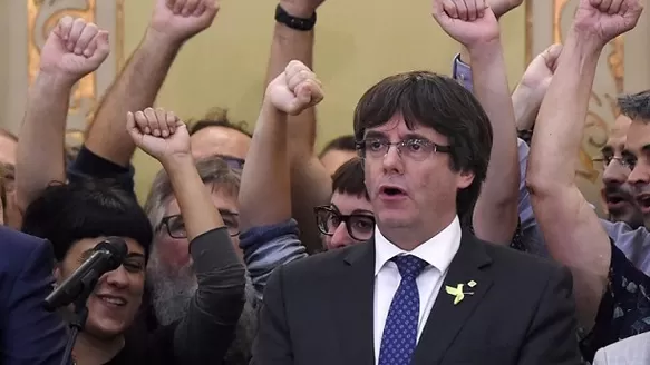 Carles Puigdemont. Foto: AFP