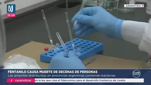 Casi 100 muertes en argentina por fentalino en mal estado 