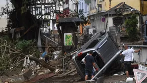 Alemania: Sube a 165 el número de muertos por las devastadoras inundaciones. Foto: AFP