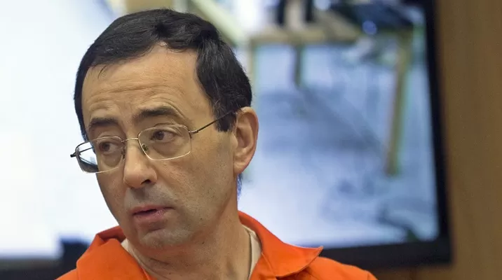 Larry Nassar, el exmédico de la selección de gimnasia de EE.UU. Foto: AFP Larry Nassar, el exmédico de la selección de gimnasia de EE.UU. Foto: AFP