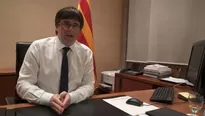 Puigdemont: Sin diálogo, Cataluña mantendrá rumbo independentista. Video: AFP