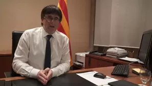 Puigdemont: Sin diálogo, Cataluña mantendrá rumbo independentista. Video: AFP