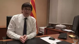 Puigdemont: Sin diálogo, Cataluña mantendrá rumbo independentista. Video: AFP