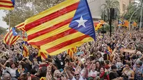 Parlamento de Cataluña declaró la independencia. Video y foto: AFP