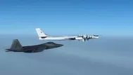 Caza de Estados Unidos intercepta dos bombarderos rusos Tupolev 95 cerca de Alaska