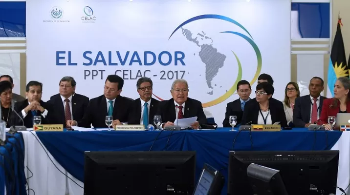 Encuentro de la Celac en San Salvador. Foto: AFP Encuentro de la Celac en San Salvador. Foto: AFP