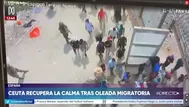 Ceuta recupera la calma tras llegada masiva a España