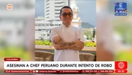 Chef peruano fue asesinado en Colombia durante intento de robo
