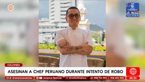 Asesinan a chef peruano durante intento de robo en Colombia. Foto y video: América Noticias