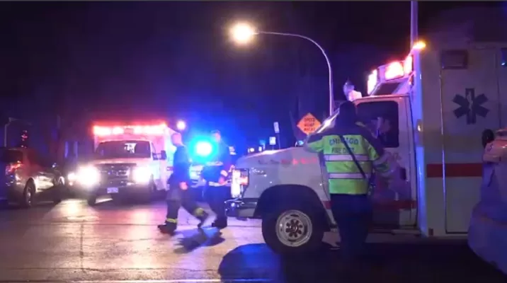 Tiroteo en Chicago. Foto: Telemundo Chicago Tiroteo en Chicago. Foto: Telemundo Chicago