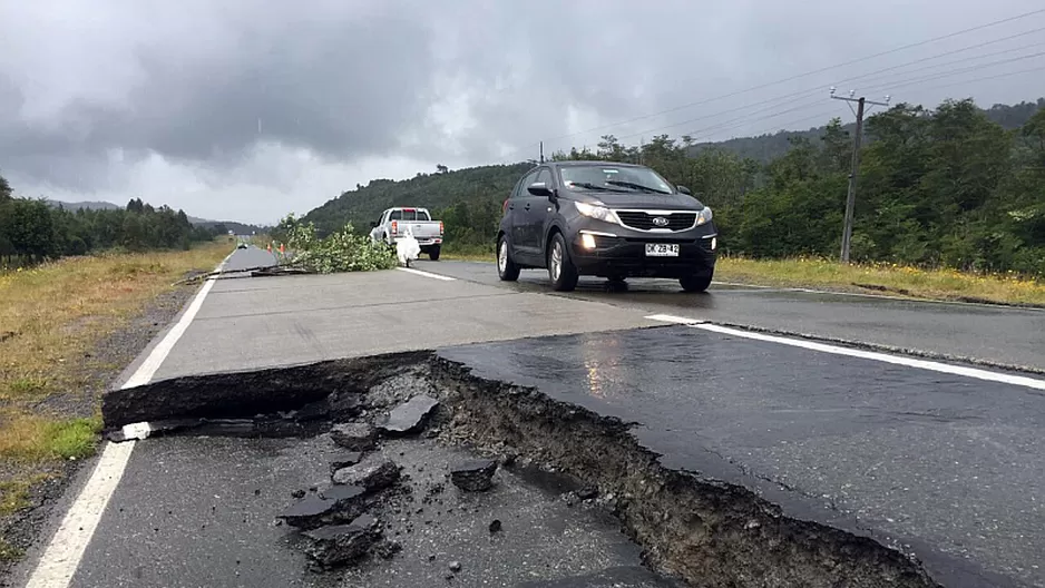 Terremoto en Chile. Foto: AFP