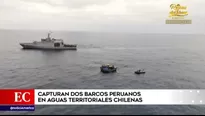 Chile capturó 2 barcos de Perú en sus aguas territoriales. Foto y video: América Noticias