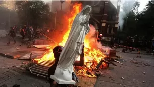 Chile: Congreso aprueba polémica ley que sanciona violencia y saqueos en manifestaciones. Foto: EFE