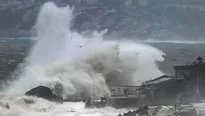 Olas en Chile. (Vía: Twitter)