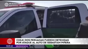 Peruanas detenidas en Chile. América Noticias