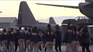 Un grupo de 40 ciudadanos extranjeros fue deportado este jueves desde Iquique hacia diversos países. Video: Canal N