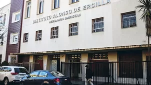 Instituto Alonso de Ercilla de Santiago, colegio de los Hermanos Maristas en Chile. Foto: La Tercera