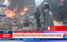 Chile: Incendio afecta gran cantidad de viviendas en Antofagasta - Noticias de chile