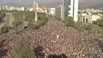 Chile: miles de manifestantes protestaron en Santiago en contra del Gobierno de Sebasti&aacute;n Pi&ntilde;era. Foto y video: Canal N