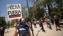 Chile: miles protestan en Santiago y en otras partes del país. Foto: EFE