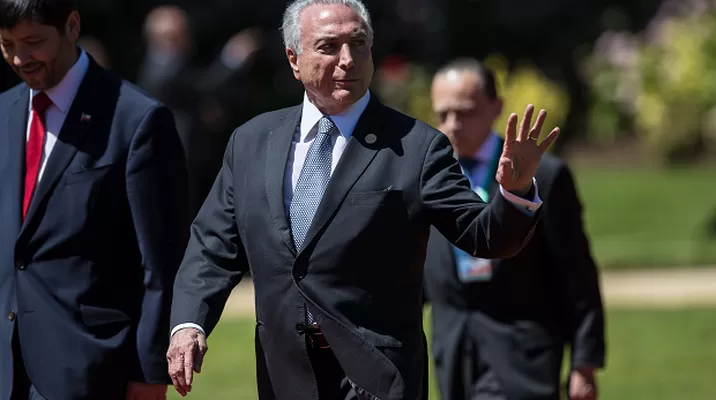 Foto: presidente de Brasil, Michel Temer. AFP Foto: presidente de Brasil, Michel Temer. AFP