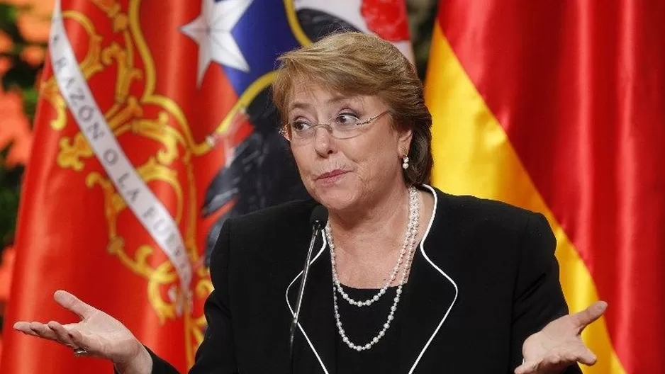 Michelle Bachelet, presidenta de Chile. (Vía: AFP)