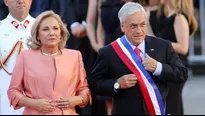 Sebastián Piñera y Cecilia Morel. Foto: AFP