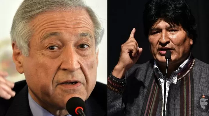 Heraldo Mu&ntilde;oz/Evo Morales. (V&iacute;a: AFP)