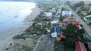 Las autoridades chilenas decretaron hoy una alerta de tsunami. Foto: EFE