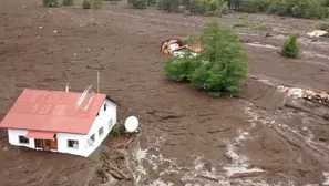 Casas afectadas. Foto: Twitter @Sernageomin