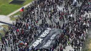 Chile: Última jornada de manifestaciones dejó 849 detenidos y 46 heridos. Foto: AFP