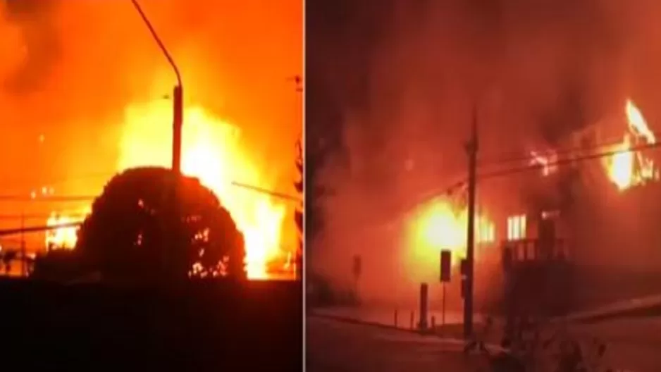 Chile: Violentas protestas por el asesinato de malabarista a manos de carabinero. Foto: Captura 24 Horas