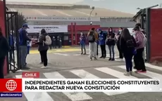 Chile: Los independientes y la izquierda ganan la elección Constituyente - Noticias de chile