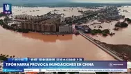 China: 54000 evacuados tras graves inundaciones por tifón